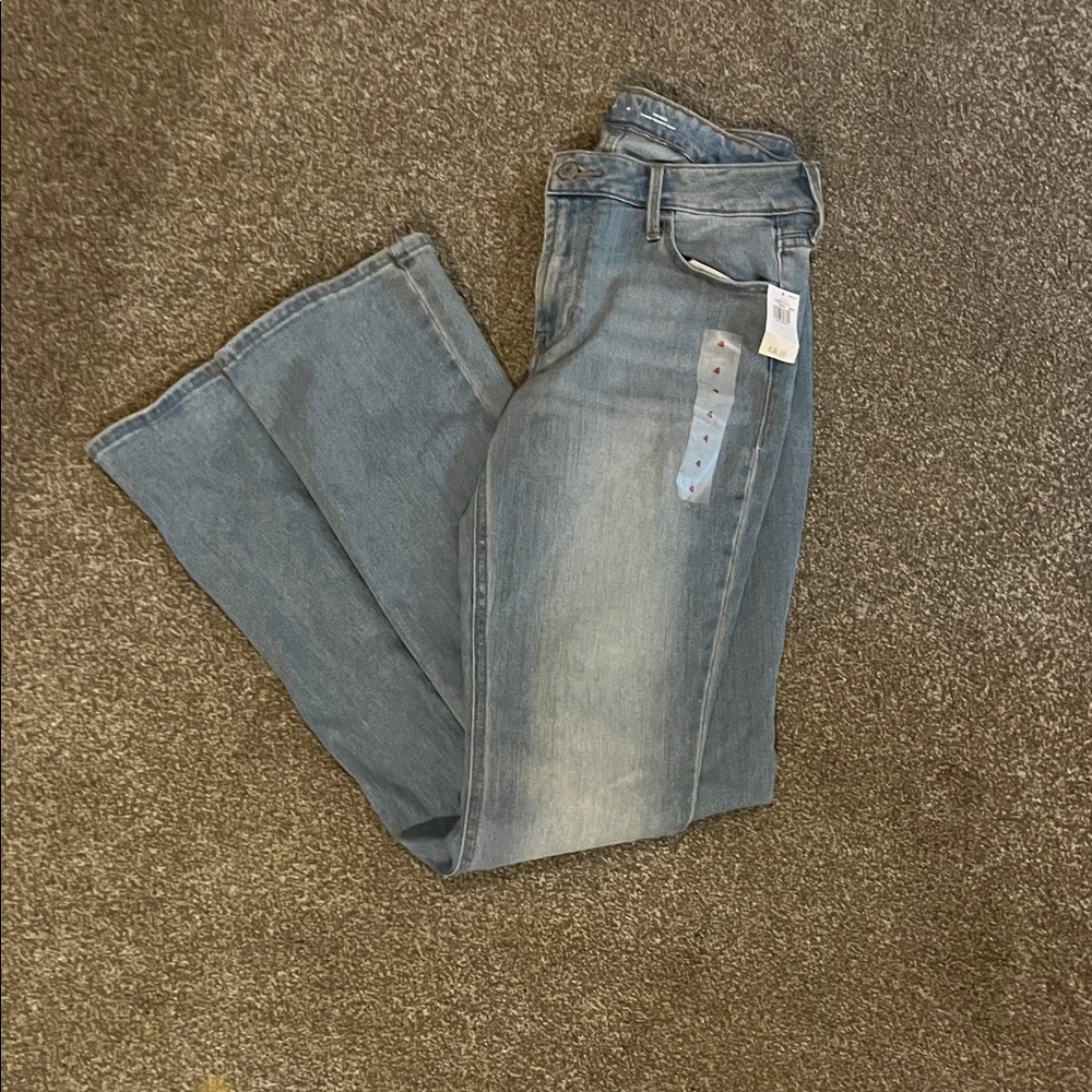 Old Navy Light Blue Flare Jeans